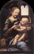 LEONARDO da Vinci The madonna with the Children USA oil painting artist